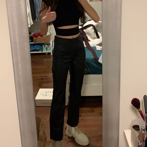 zara leather pants - Picture 2 of 4